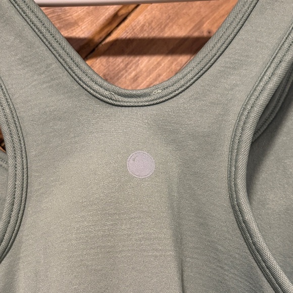 Green Racerback Tank Top Fitness Yogalicious Large - Picture 6 of 8